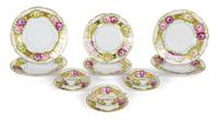 An Austrian Porcelain Partial Dinner Service Diameter of dinner plate 9 3/4 inches. — Marked Stourn, R.Briggs Co. Boston
