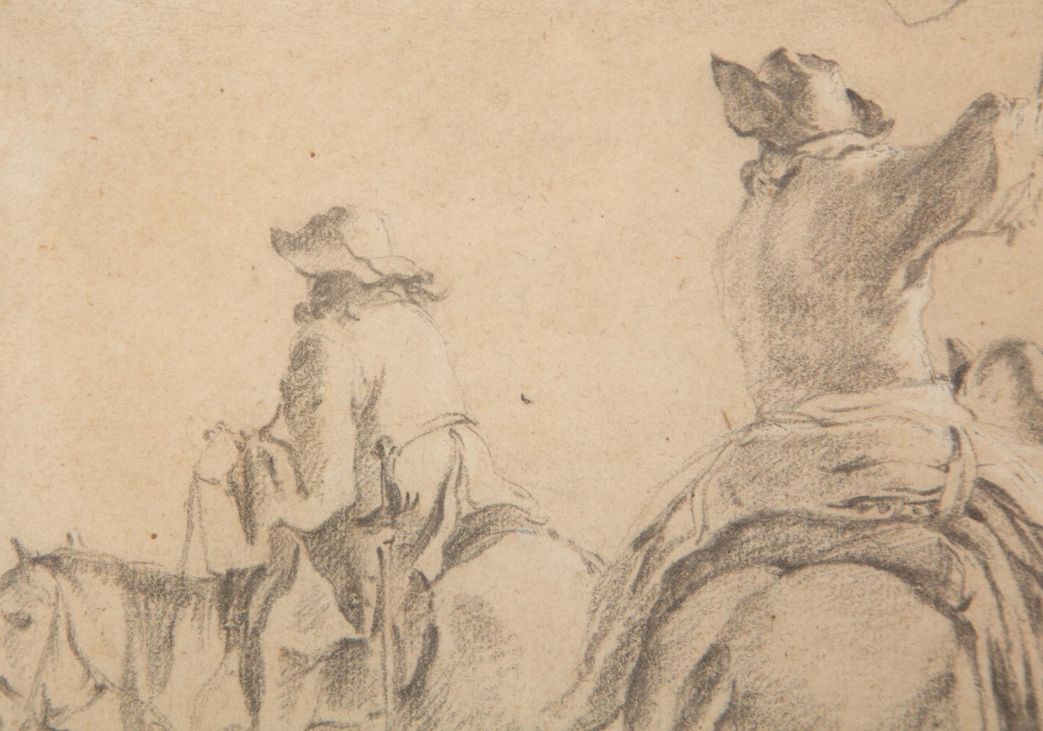 Two Riders on Horseback