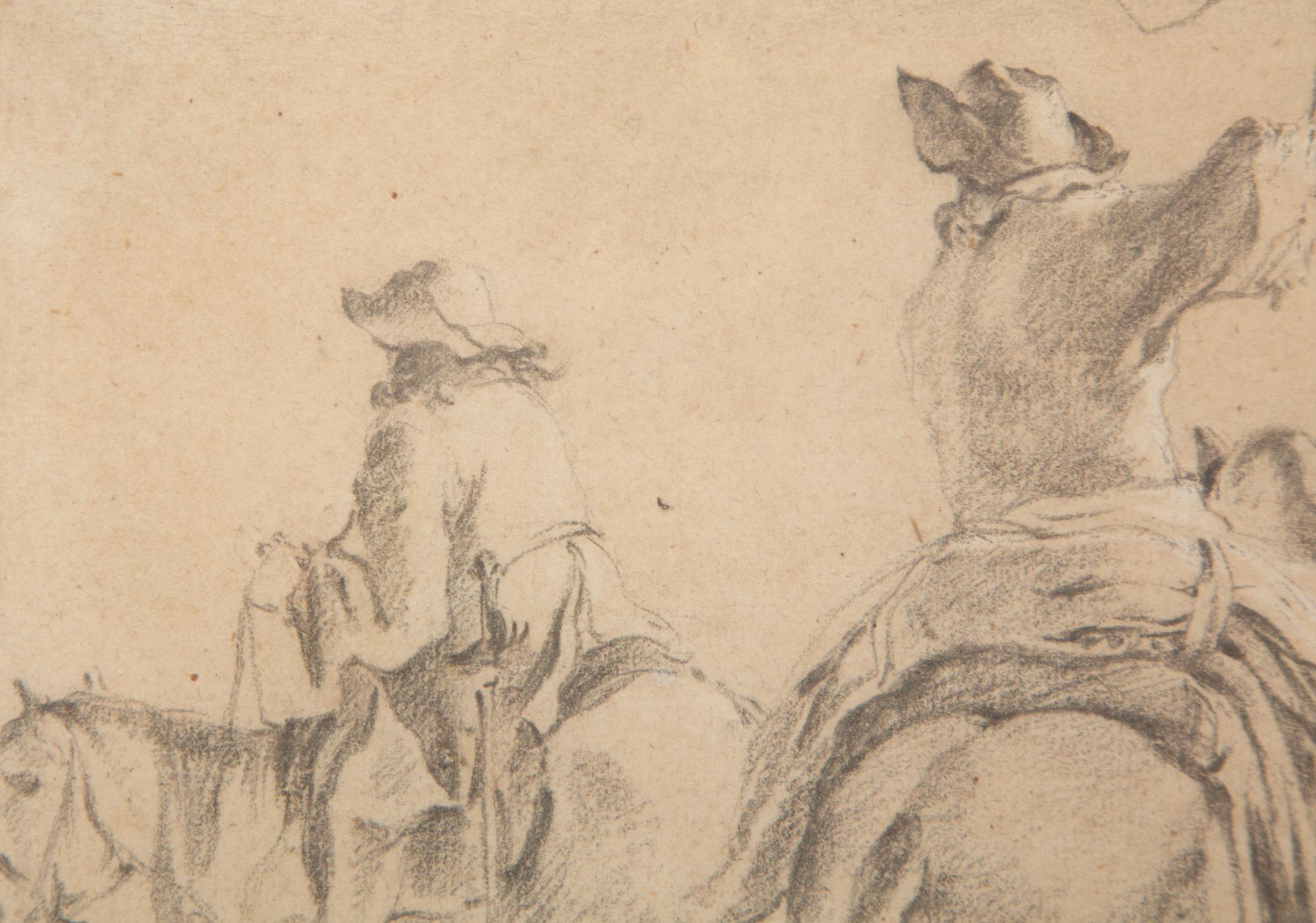 Two Riders on Horseback
