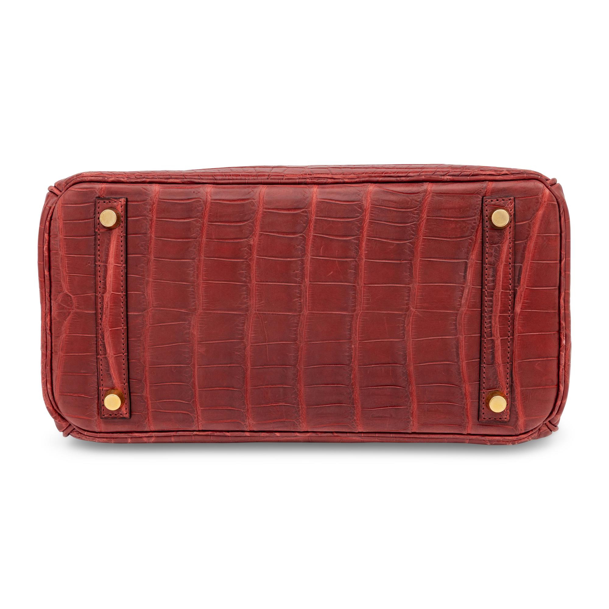 Hermès, Birkin 30 in Burgundy Crocodile