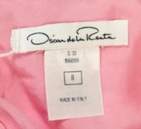 An Oscar de la Renta Pink Tweed and Lace Dress, Size: 8.