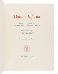 ALIGHIERI, Dante (1265-1321). Dante's Inferno Translations by Twenty Contemporary Poets . Daniel Halpern, editor. Hopewell, NJ: The Ecco Press, 1993.
