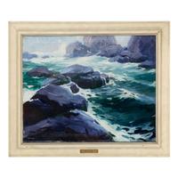John Whorf (American, 1903-1959) — Rocky Coast