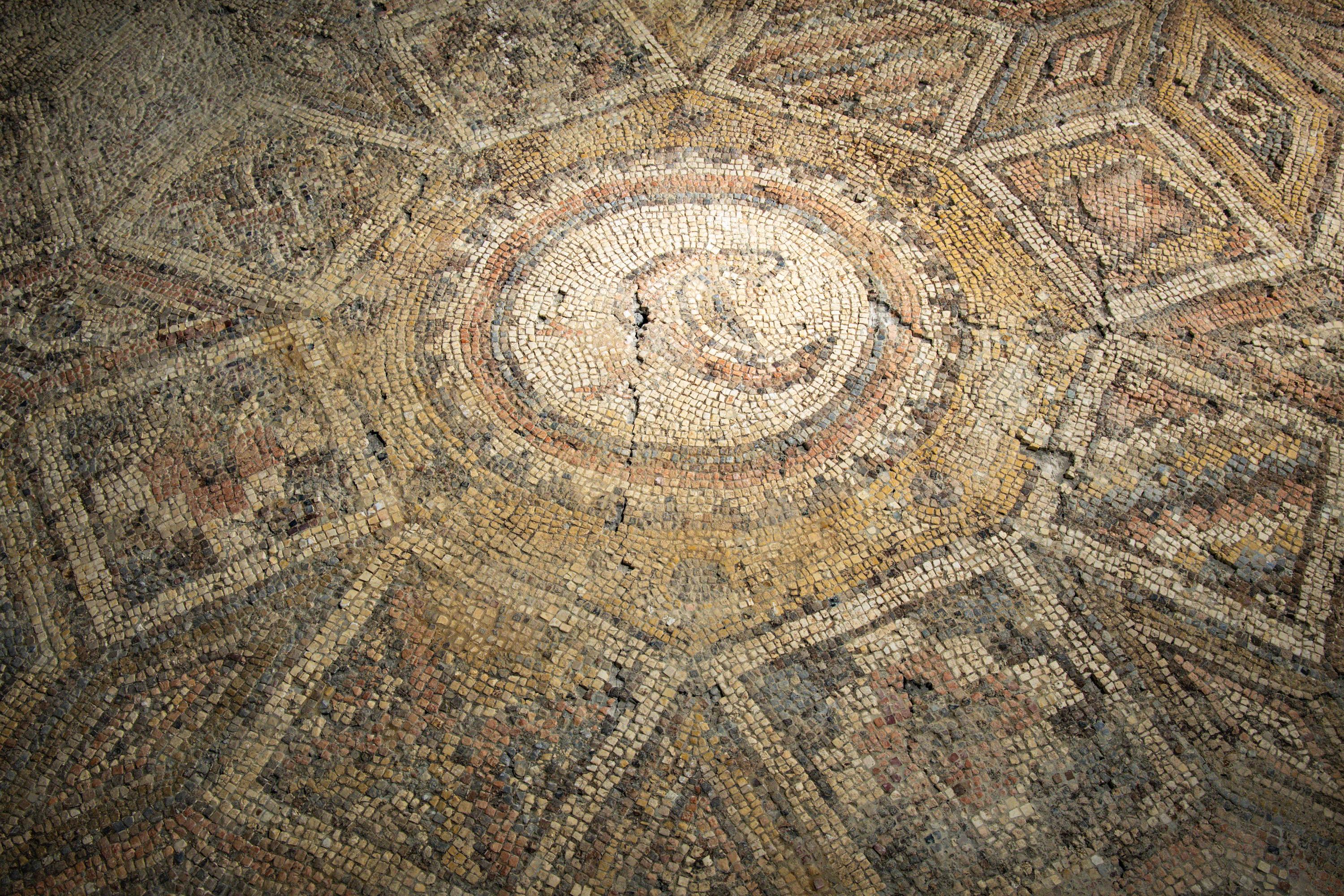 A Roman Geometric Mosaic Panel
