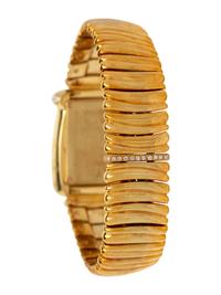HENRY DUNAY, DIAMOND AND YELLOW GOLD WATCH
