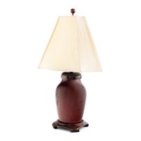 An Oxblood Glazed Vase Mounted as a Lamp