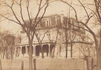 [Chicago Fire]. A group of 7 albumen prints taken before and after the 1871 Chicago Fire, comprising: