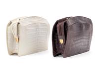 Two Lana Marks Exotic Skin Crossbody Bags: One Alligator and One Crocodile