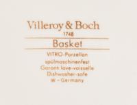 A Villeroy and Boch Basket Dinner Service