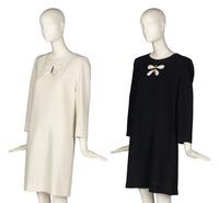 Two Pierre Cardin Haute Couture Butterfly Dresses