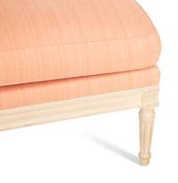 A Louis XVI Style Cerused Oak Bench by Julia Gray, New York