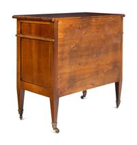 A Pair of Directoire Style Walnut Small Commodes