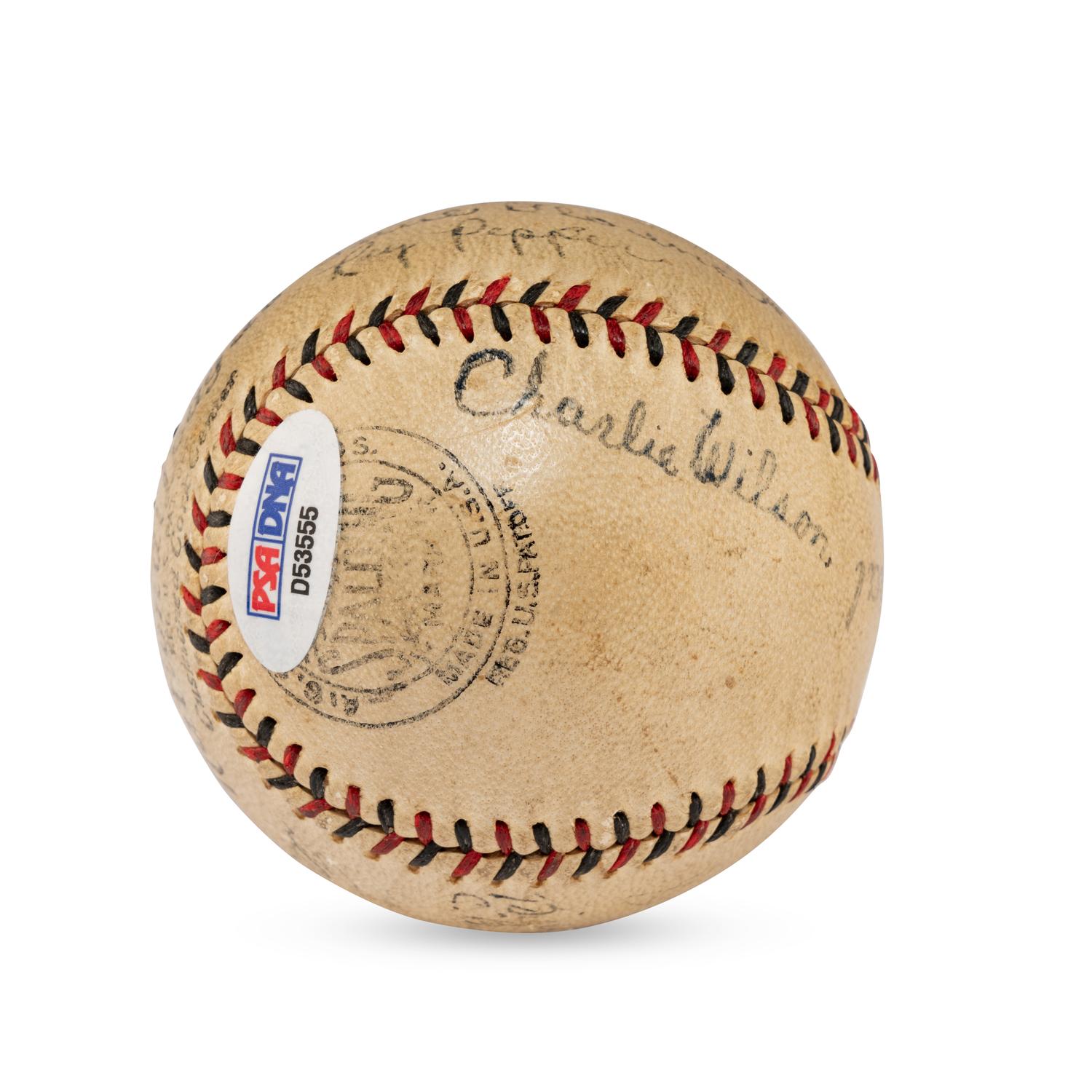A 1929-32 St. Louis Cardinals and St. Louis Browns Multi Signed Autograph Baseball Featuring George Sisler (PSA Authenticated)