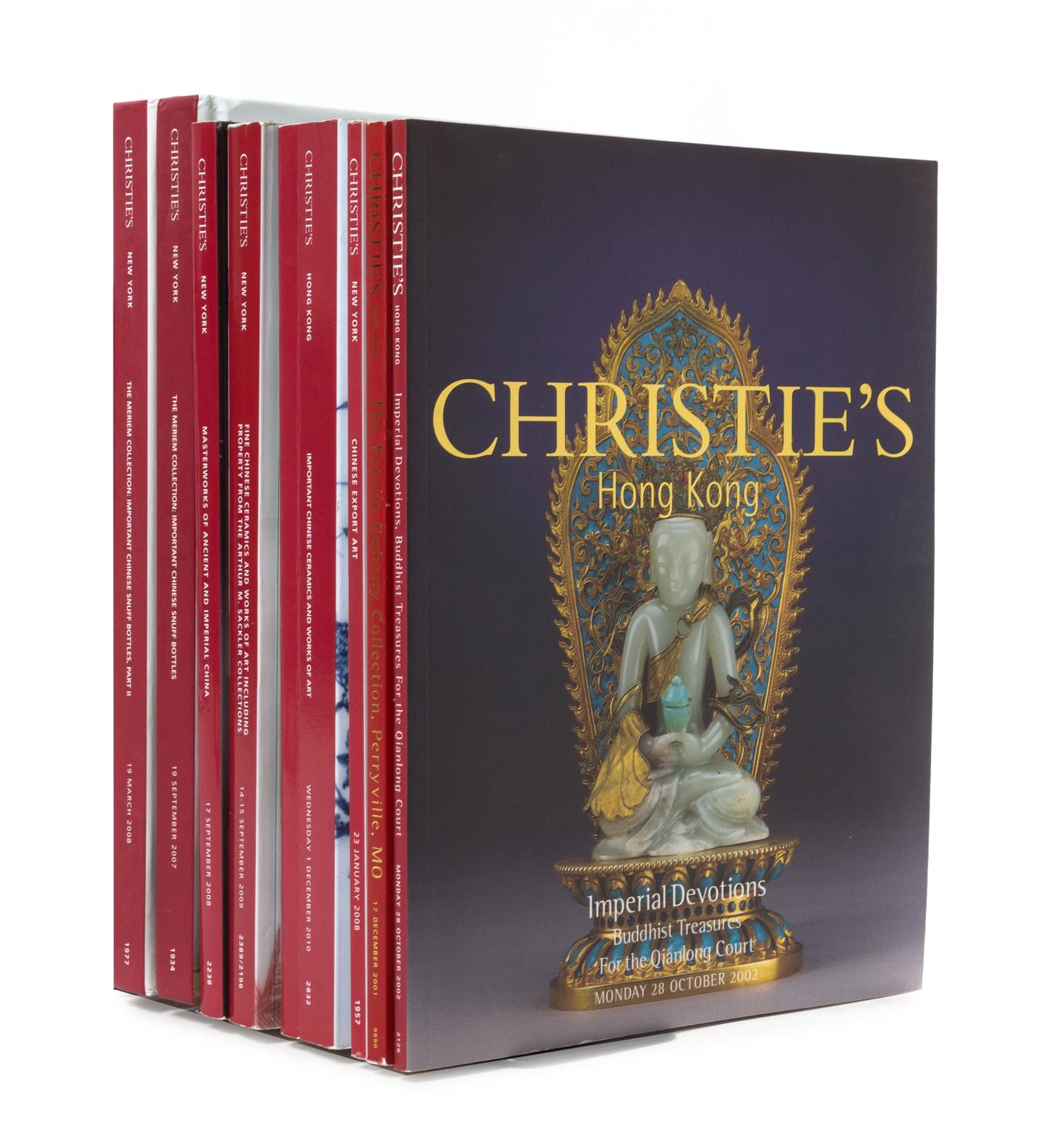 A Group of Eighteen Auction Catalogues