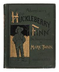 CLEMENS, Samuel Langhorne ("Mark Twain") (1835-1910). Adventures of Huckleberry Finn . New York: Charles L. Webster and Company, 1885.