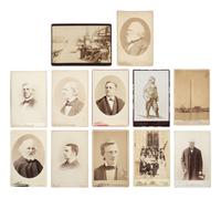 [EARLY PHOTOGRAPHY] Photographs of 19th century politicians, abolitionists, authors, and performers