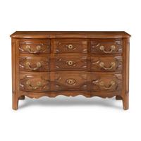 A French Provincial Style Walnut Chest of Drawers