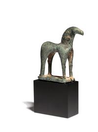 A Greek Bronze Horse
