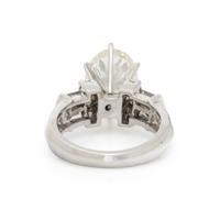 DIAMOND AND PLATINUM RING