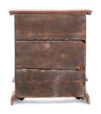 An Italian Diminutive Walnut Chest of Drawers