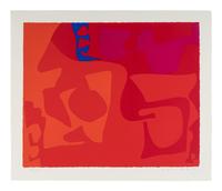 Small Red 1 and Small Red 4 (a pair of prints), 1973