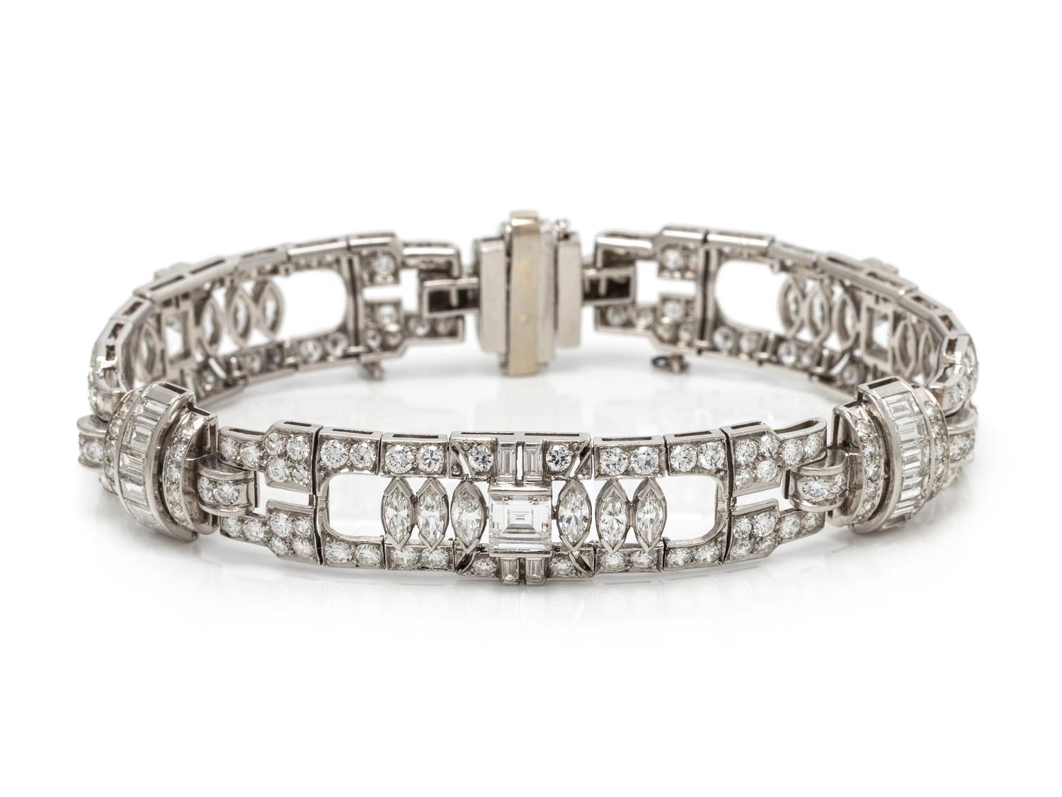 ART DECO, DIAMOND BRACELET