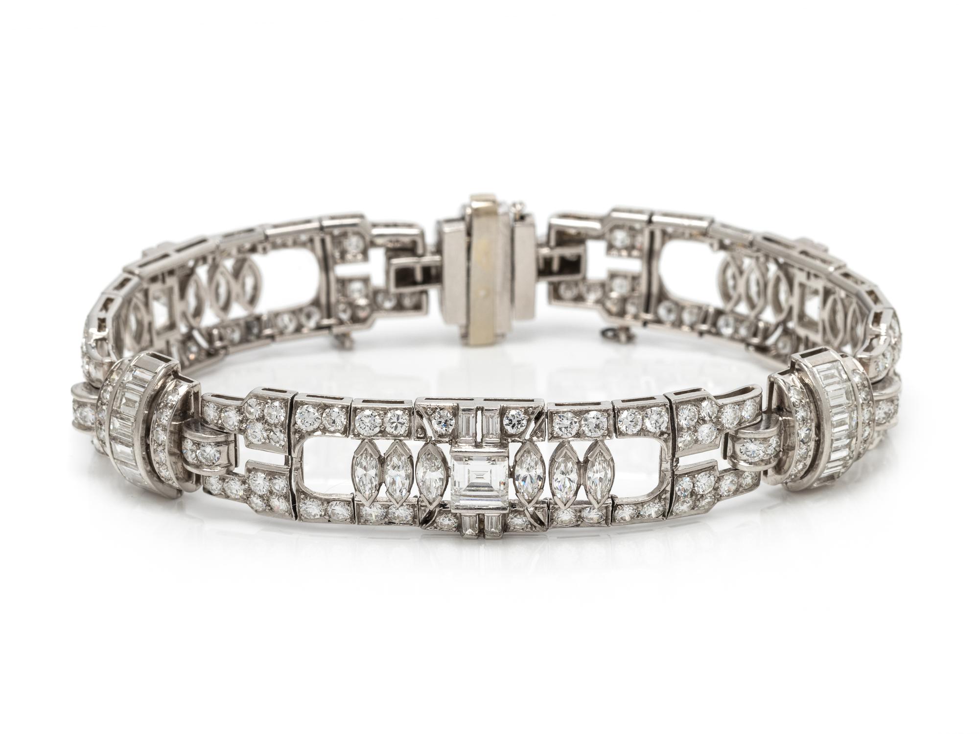 ART DECO, DIAMOND BRACELET