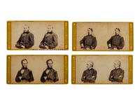 [CIVIL WAR]. A group of 20 stereoviews featuring "Prominent Personalities" including generals and politicians. New York: E. & H. T. Anthony.