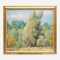 Daniel Garber (American, 1880–1958) Wind Blown Willows