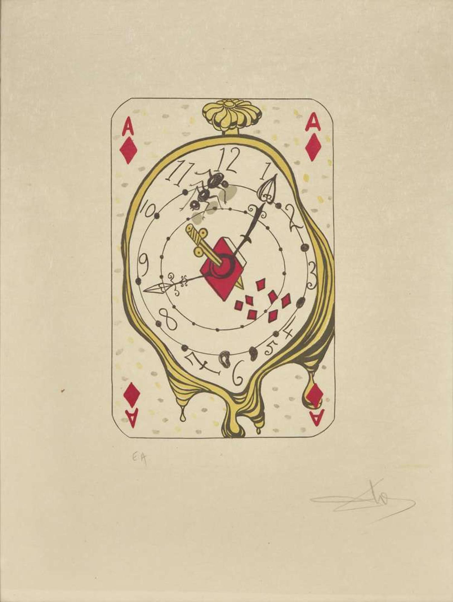 Salvador Dalí (Spanish, 1904-1989), Playing Cards (Ace of Diamonds)
