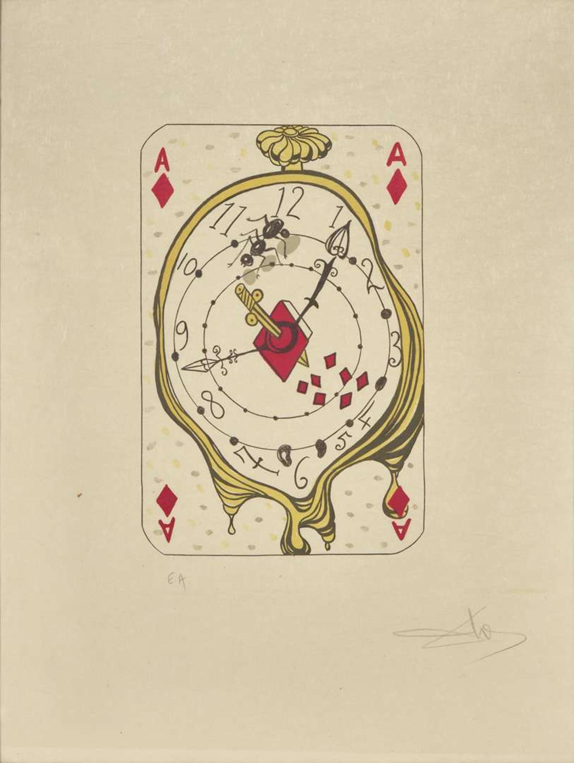 Salvador Dalí (Spanish, 1904-1989), Playing Cards (Ace of Diamonds)