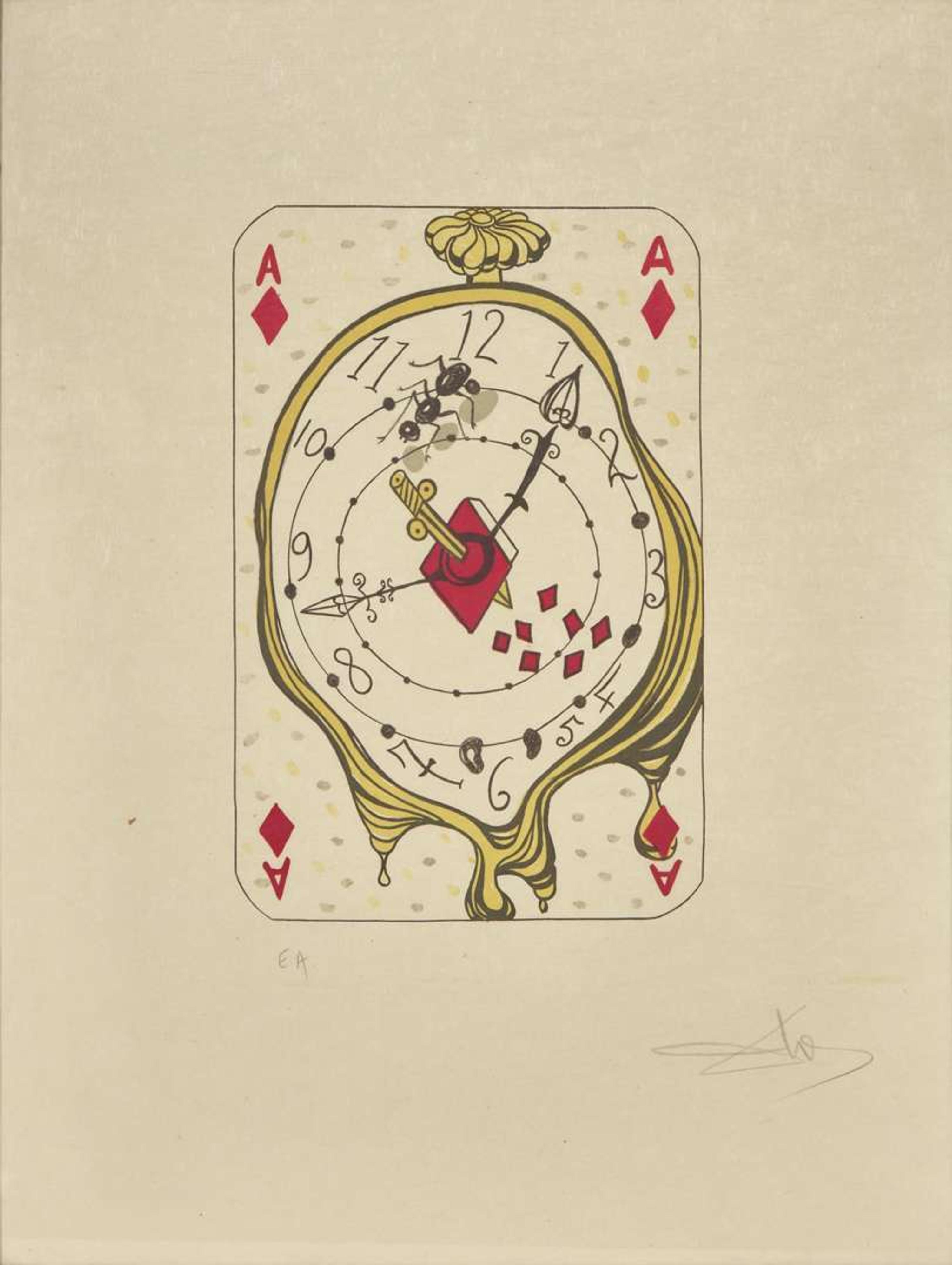 Salvador Dalí (Spanish, 1904-1989), Playing Cards (Ace of Diamonds)