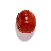 An Etruscan Carnelian Scarab with a Quadriga