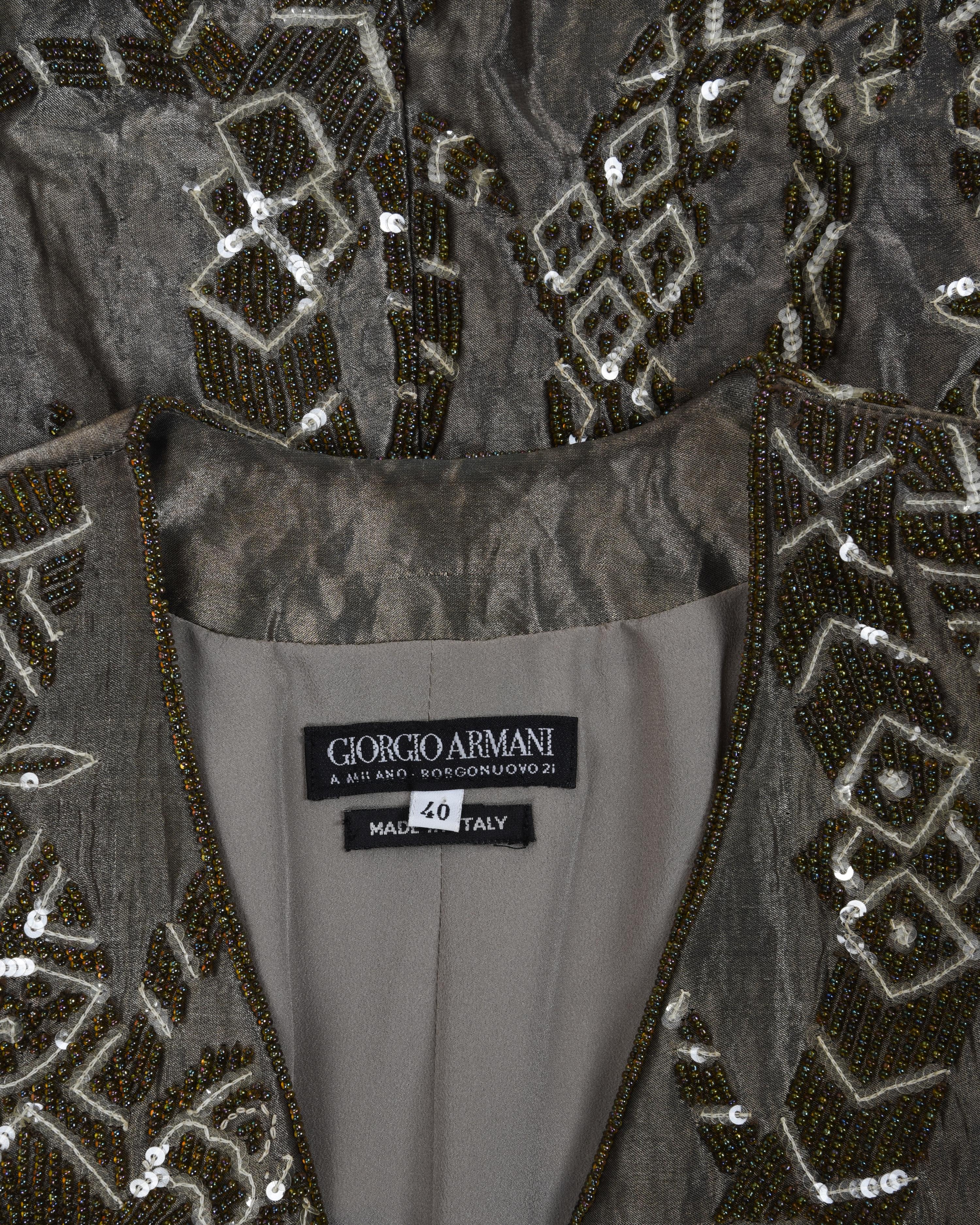 Three Designer Items: One Giorgio Armani Jacket and Top, and One Oscar de la Renta Jacket, 2000s