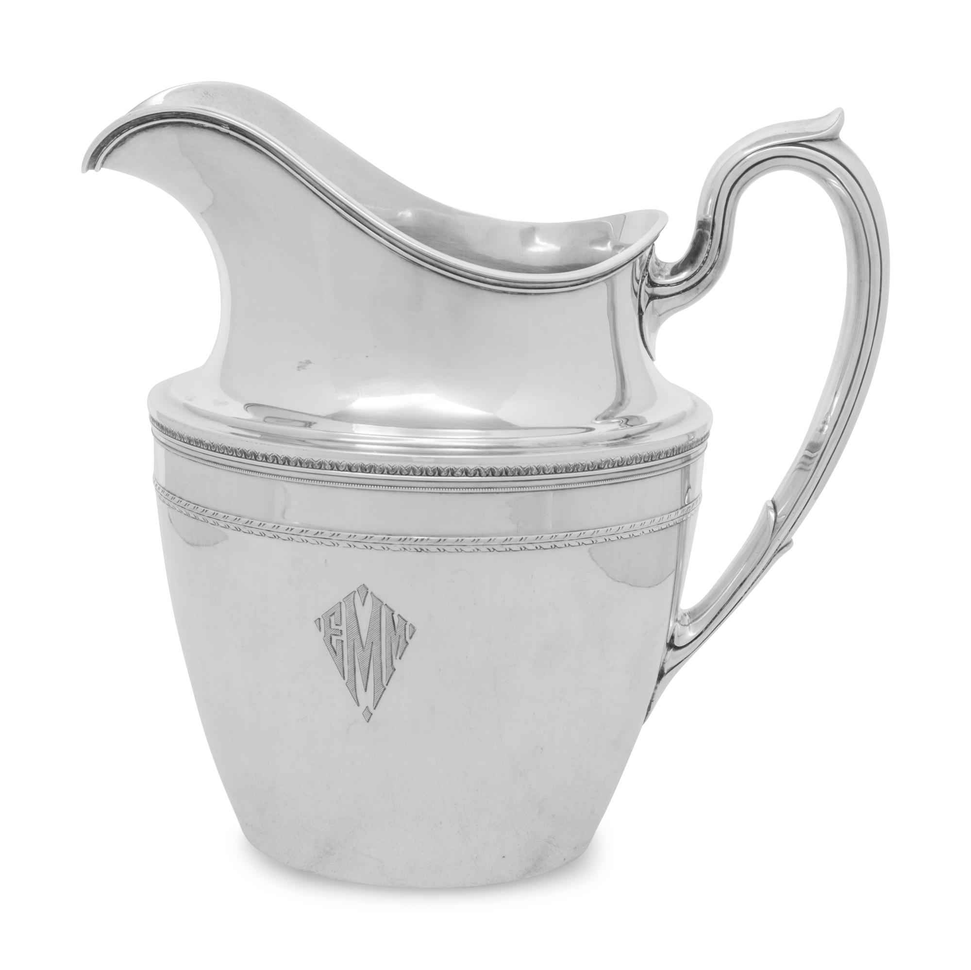 An American Silver Pitcher