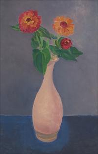 Charles Sheeler (American, 1883-1965) — Zinnias , 1918