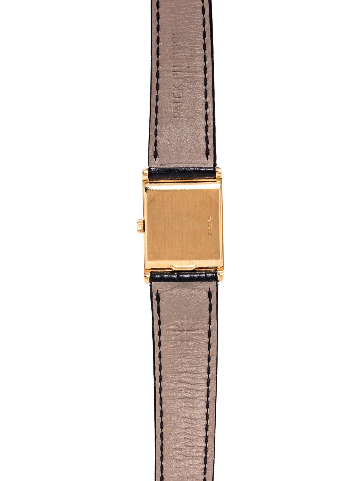 PATEK PHILIPPE, TIFFANY & CO., 18K PINK GOLD WRISTWATCH