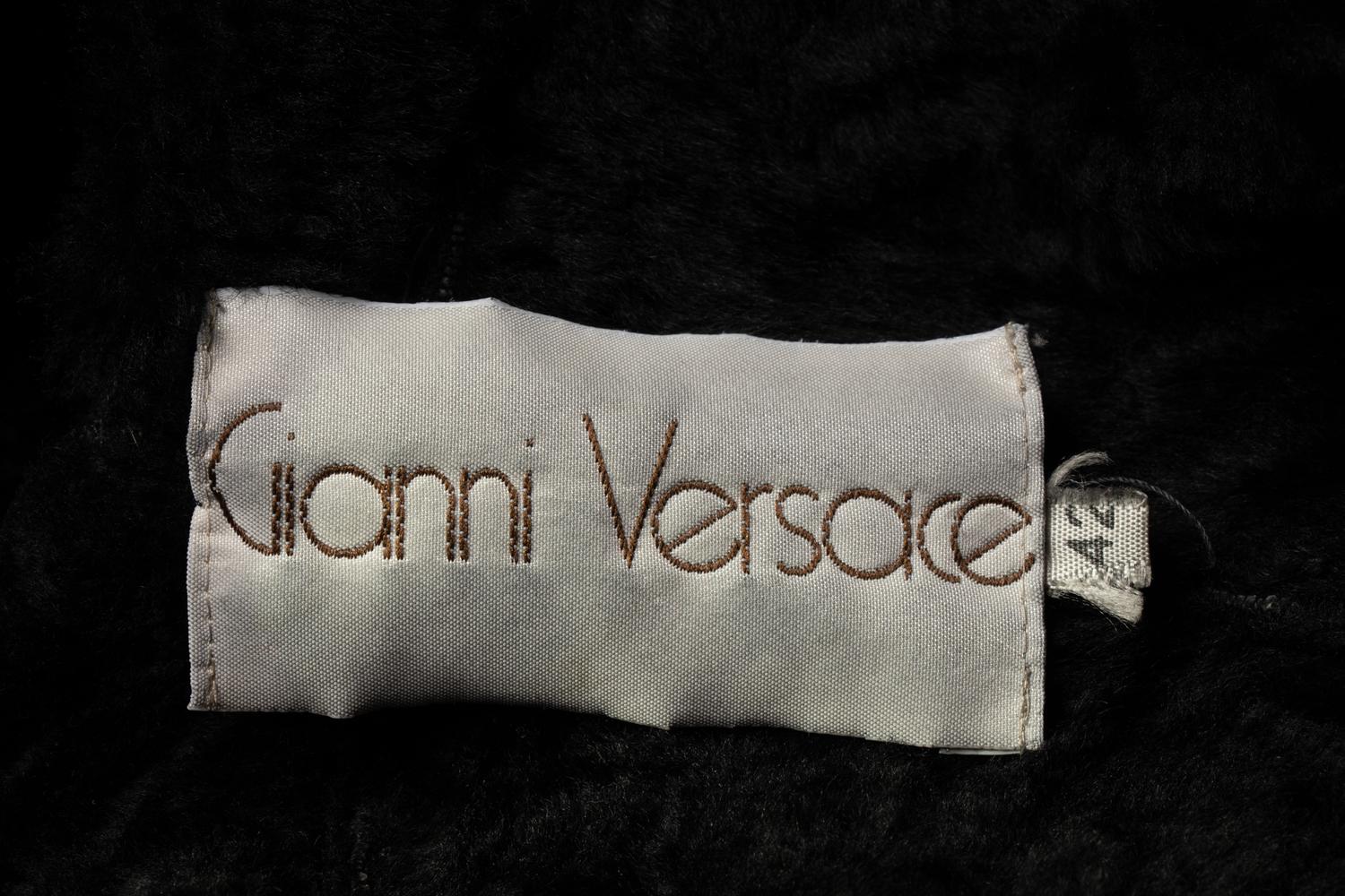 Gianni Versace Shearling Coat, 1980s