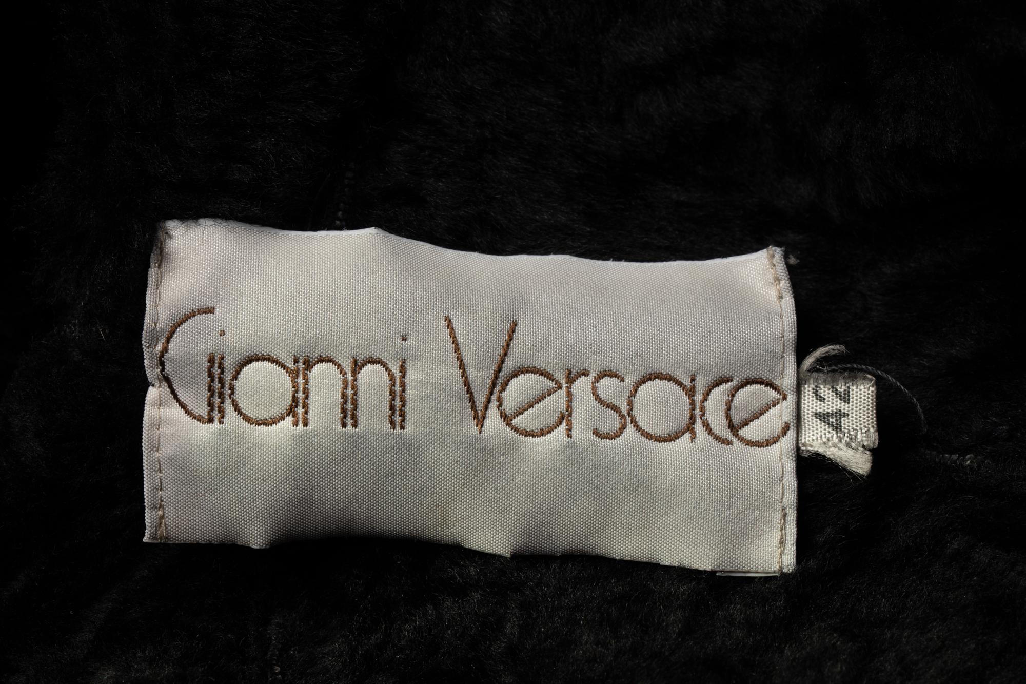 Gianni Versace Shearling Coat, 1980s