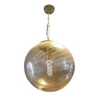 A Mid-Century Glass Light Fixture 16" W x 16" D x 31" H — Italy, Mid-20th Century