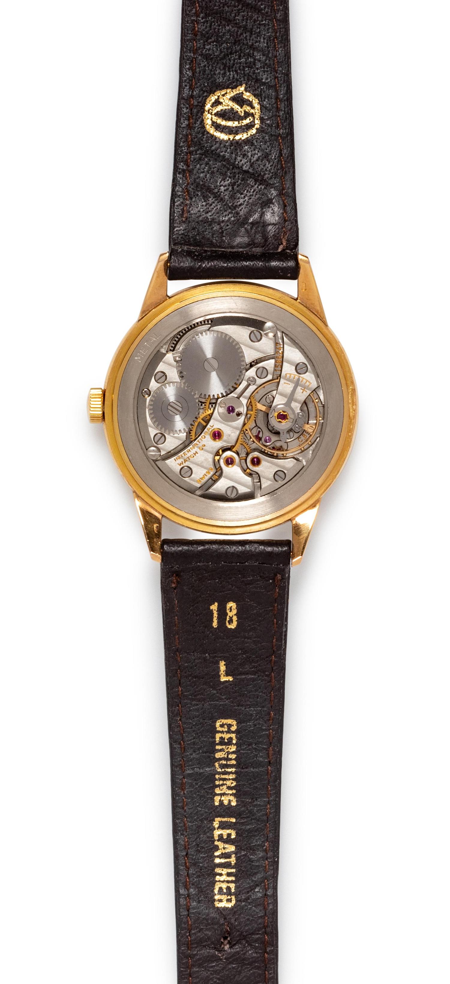 IWC-Schaffhausen, Yellow Gold Wristwatch