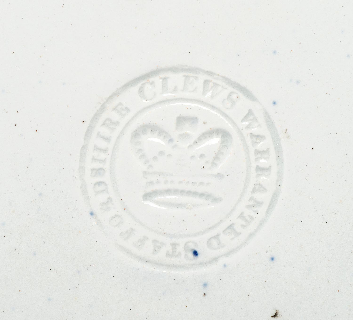 Five Historic Blue Staffordshire Plates