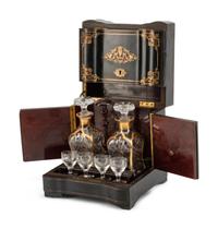 A Napoleon III Boulle-Inlaid and Ebonized Cave à Liqueur — 19TH CENTURY