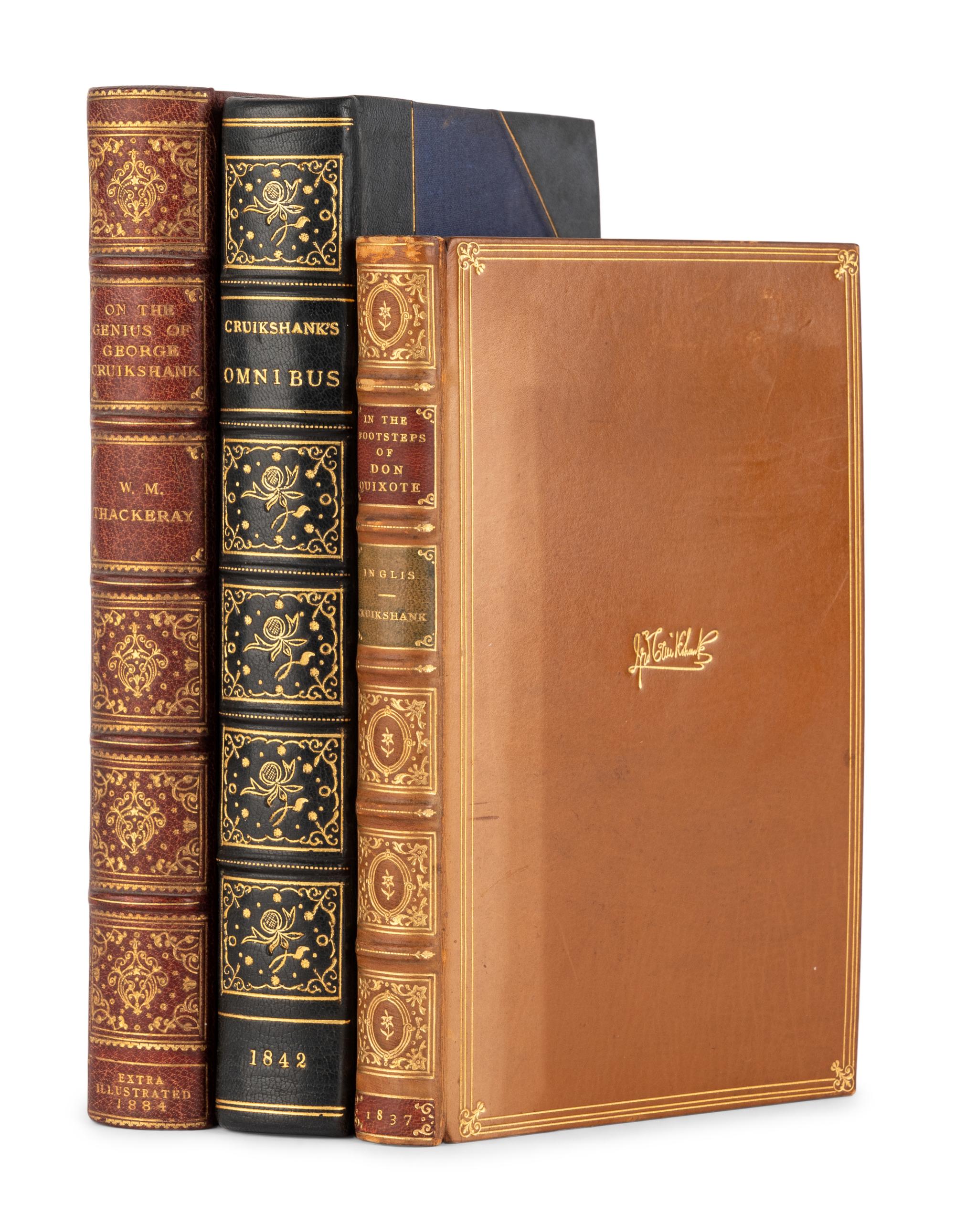 [CRUIKSHANK, George (1792-1878)]. A group of 3 works about Cruikshank, comprising: