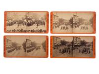 [CIVIL WAR]. A group of 38 stereoviews, highlighted by images of the Grand Review at Washington, DC, the National Cemetery and other locations in Arlington, VA, and later aviation views.