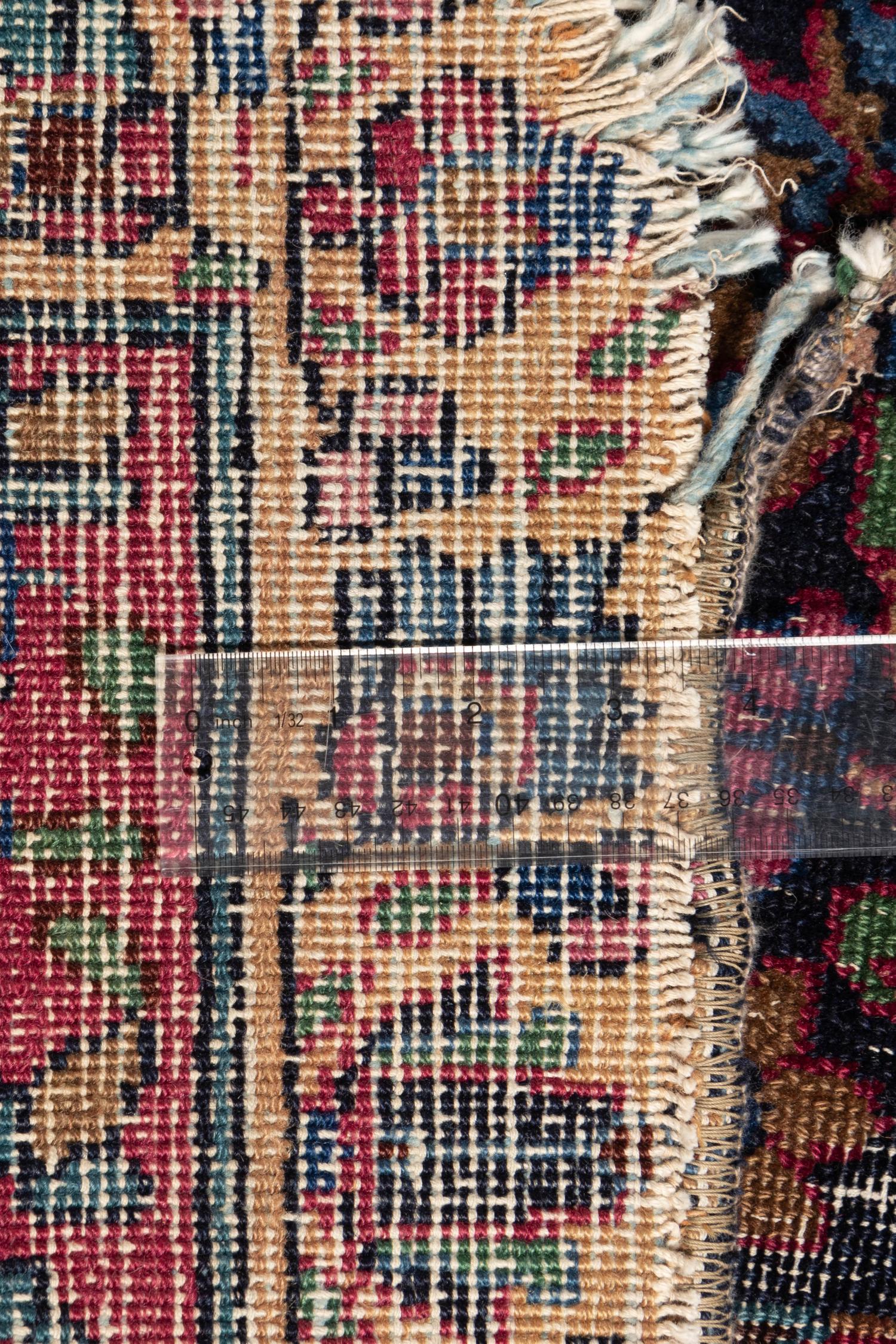 A Meshed Wool Rug