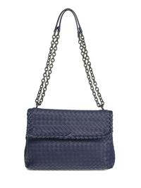 BOTTEGA VENETA, VIOLET INTRECCIATO OLIMPIA BAG