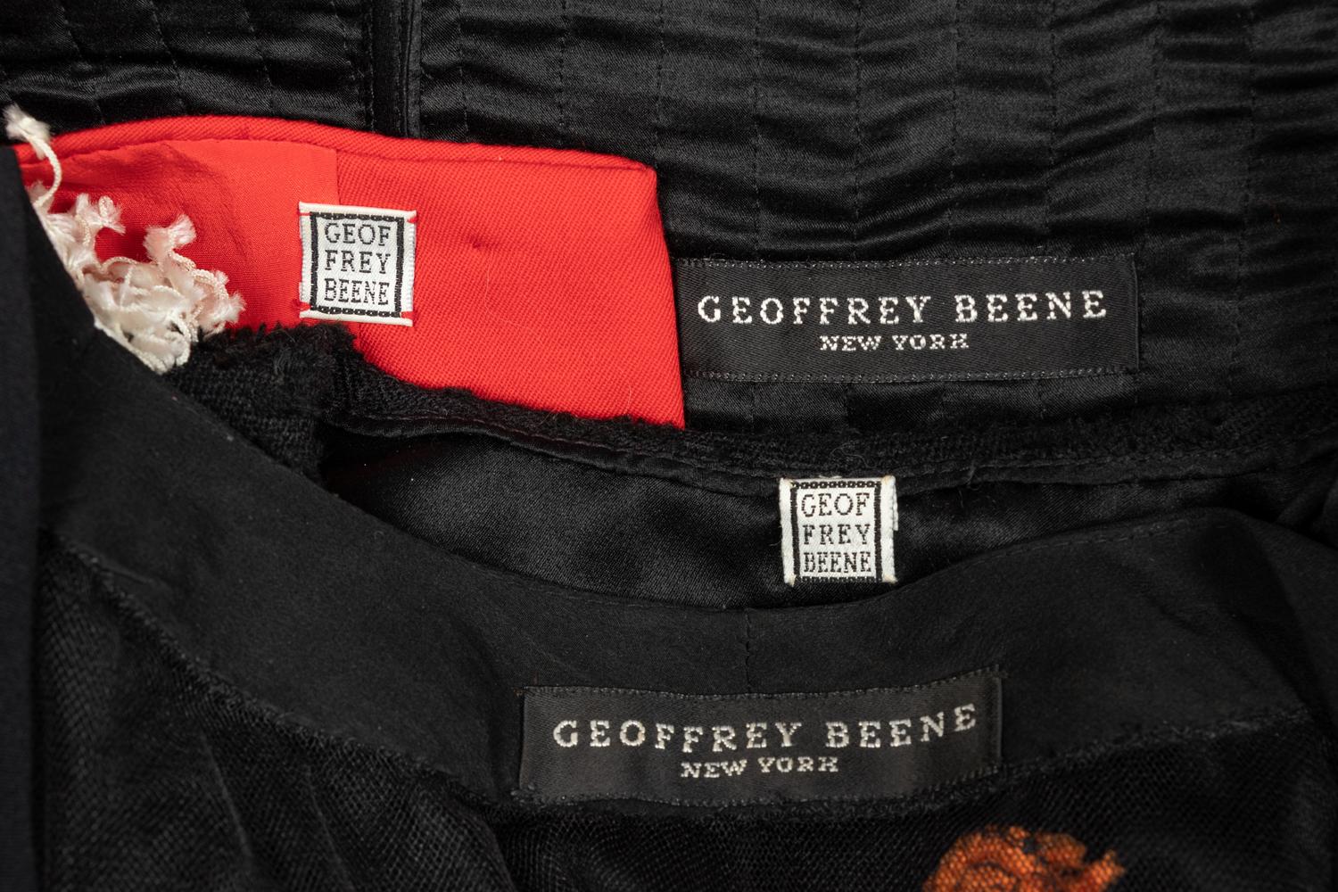 Four Geoffrey Beene Items: Two Coats & Two Dresses, 1990