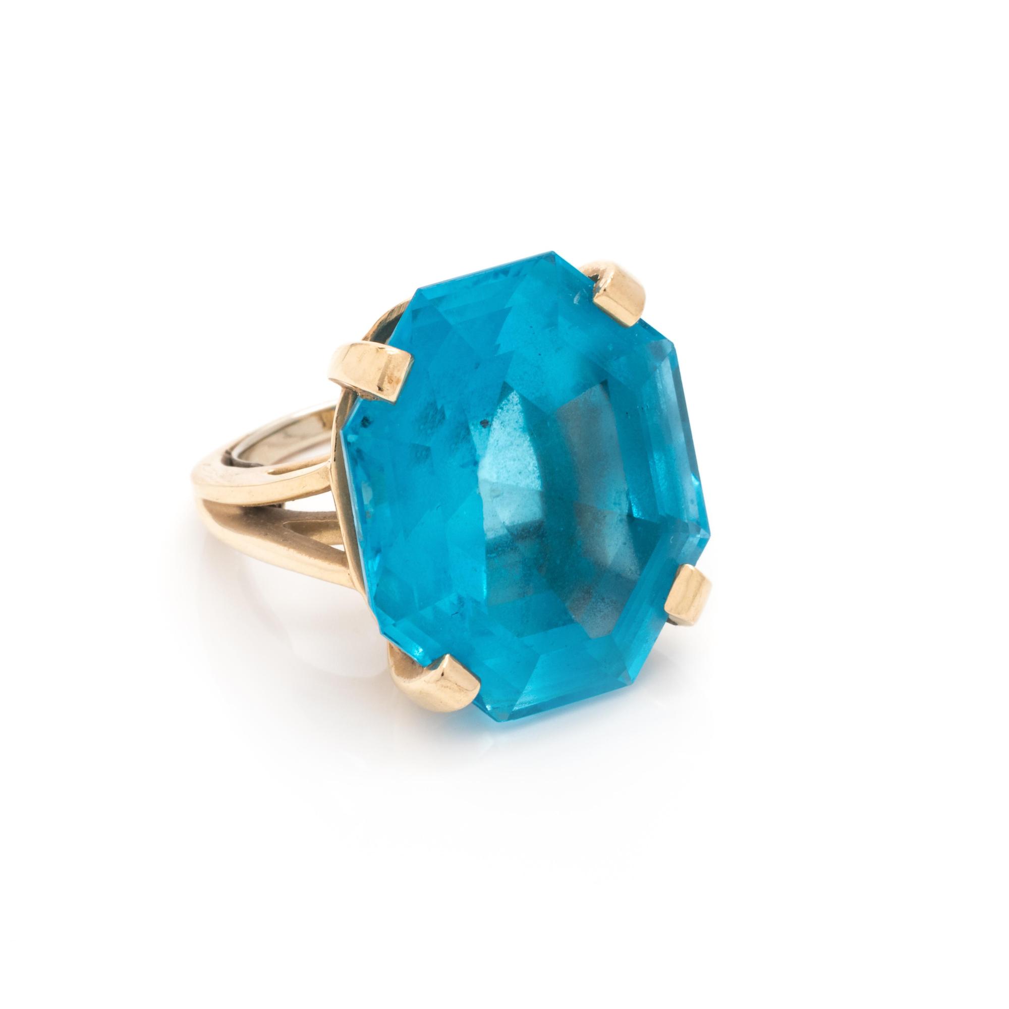 BLUE TOPAZ RING