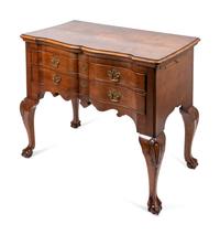 A George II Burl Walnut Commode